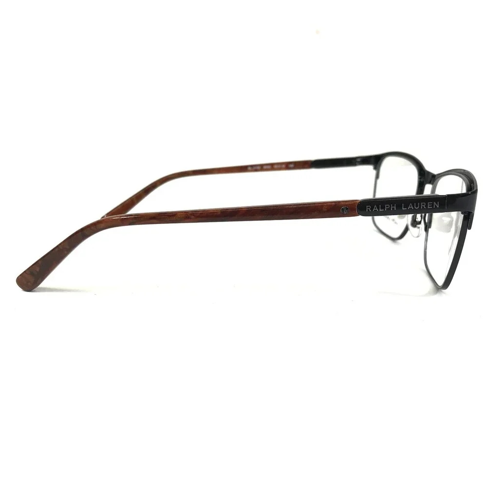 Ralph Lauren Eyeglasses Frames RL5100 9003 Black Brown Horn Square 53-18-145